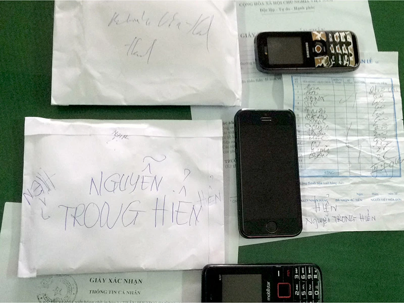 Tang vật bị cơ quan công an thu giữ.